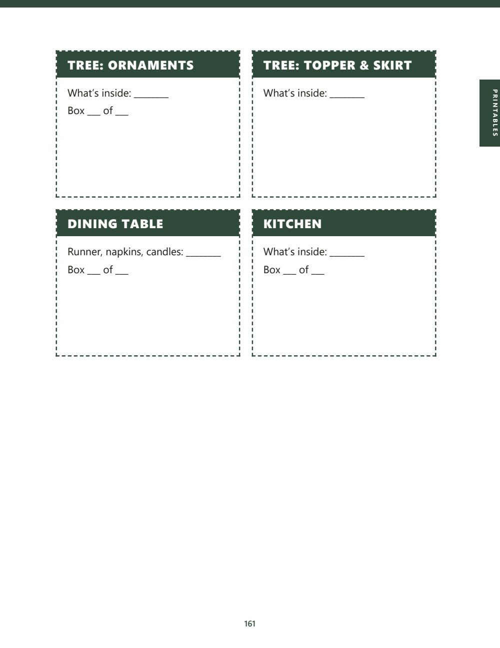 Printables: labels for storage boxes