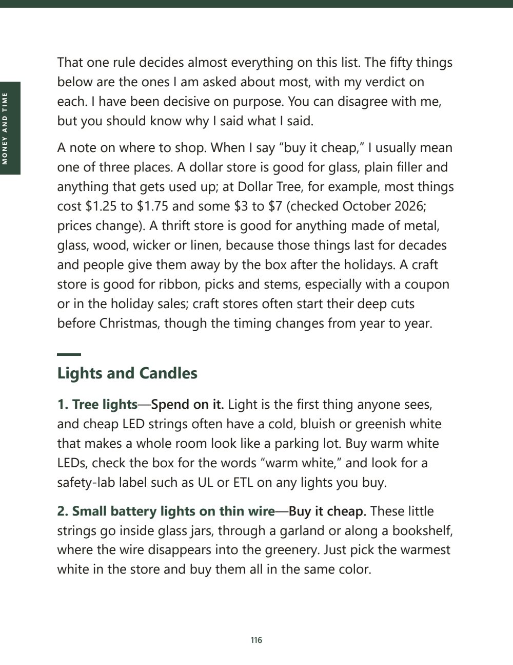 Chapter 14: Buy it or skip it, lights and candles